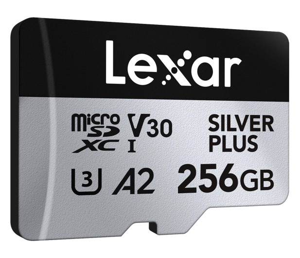 Lexar 256GB microSDXC Silver Plus UHS-I U3 A2 V30 - 1292574 - zdjęcie 3